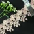 Import 3D Embroidery Floral Beading Lace Trim ,Curtain Dress Lace Trim Wholesale from China