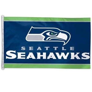3x5ft NFL sports team seattle seahawks logo flag