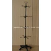 4 Tier Adjustable Floor Stand Peg Hook Prong Spinner Display (PHY2034)