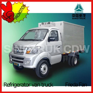 4 ton mini refrigerated van box cargo truck for sale