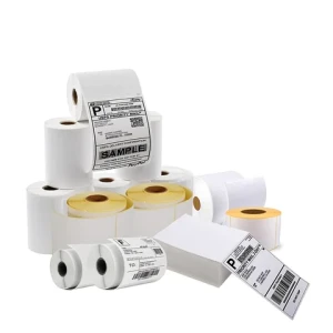 4 X 6 Thermal Shipping Label Raw Material Customize Shipping Label Thermal Paper Jumbo Roll 800mm Product Labels Customized