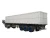 Import 40ton 45 cubic 3 axles 50 ton side tipping dump trailer from China