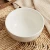 Import 4.5 inch elegant round embossed ceramic white noodle wavy bowl soup bowl rice bowl from China