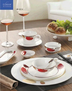 46% high bone china french dinner sets porcelain home beautiful dinnerware for sale