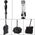 Import 5 Pcs Indoor Wrought Iron  Fireplace Tools and Holder Sets Fireplace Accessories from China