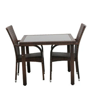 5 Piece Modern Metal Steel Outdoor Patio Conversation Dining Dinning Tables and Chairs Patio Garden Furniture Set