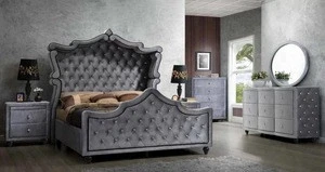 5 Stars Wayfair Classic Luxury High Quality Europe Bedroom Set Malaysia Furniture Import