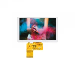 5.0 inch TFT LCD display resolution 800*480 40PIN interface type RGB TN viewing angle