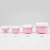 Import 50g R shape face cream skin care double wall creamjar frosted plastic cosmetic jar from China