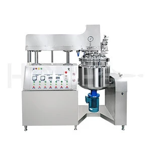 50L Laboratory cosmetic cream vacuum emulsifying homogenizer mixer