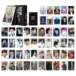 54Pcs/set KPOP Bangtan boys Postcards JIMIN JIN RM JK Paper Crafts V JHOPE SUGA Photo Cards MAP OF THE SOUL 7 LOMO Cards