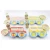 Import 5pcs Eco-friendly Cute Cartoon Bamboo Fiber Products Bowl Cup Kid Gift Baby Tableware Dinner Set from China