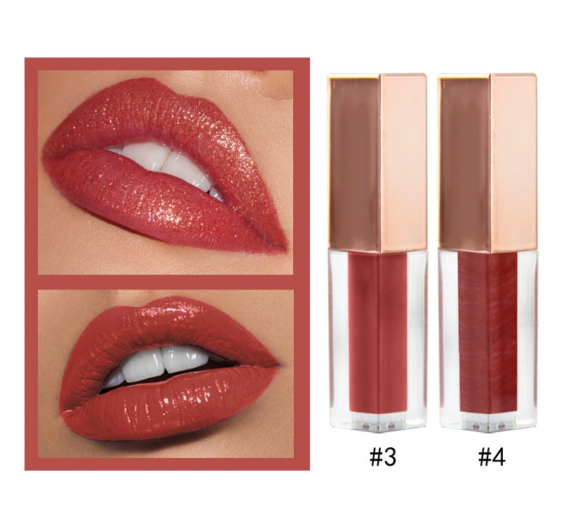 6 color matte rouge nude lipgloss private label lip gloss