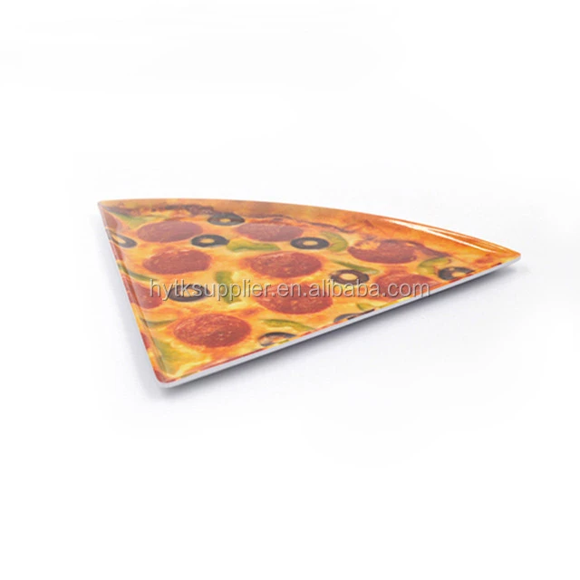 6 Pcs plastic unbreakable melamine Pizza serving hot plates