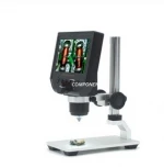 600X digital microscope electronic video microscope 4.3 inch HD LCD soldering microscope phone repair Magnifier + metal stand
