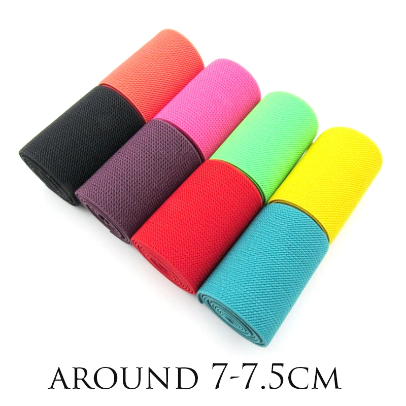 60mm 70mm 75mm thick strong twill elastic webbing band  tape strap  for apparel and textile