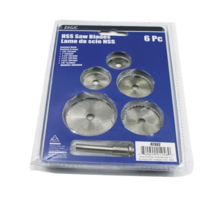 6pcs set Mini HSS Circular Saw Blade Rotary Tool For Metal Cutter Power Tool Set Wood Cutting Discs Drill Cutoff