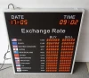 7 segment currency exchange rate board led display /BABBITShenzhen Babbitt Model No. BT6-80L90H-R(M) Red LED Exchange Rate Board