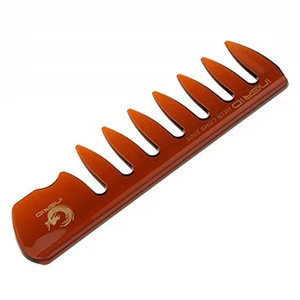 7 Teeth Large Wide Tooth Mens Comb Heat Safe Detangling Styling Comb For Long Wet Hair