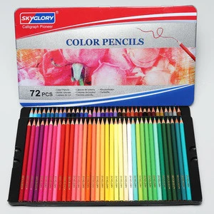 72 color pencils wooden pencil colour set art oil pencil
