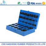 75A auto parts grade rubber seal fkm nbr epdm o ring kit fix box