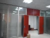 84type demountable soundproof used glass office partition with aluminum blinds