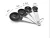 Import 8pcs Black Color Measuring Cups And Measuring Spoon Scoop Silicone Handle Kitchen Measuring Tool from China