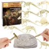 9 dinosaur Eco-friendly dinosaur excavation kit baby toy set dinosaur fossil kid toy educational