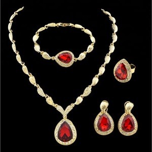 925 sterling silver ruby jewelry set new arrivals 2018