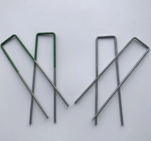 a great buy wholesale U shape pins for grass turf Metal Garden U pins/U staples at low price