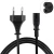 Import AC Power Cords EU Power Cord EURO Power Extension Cable from China
