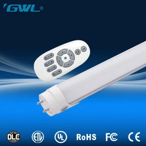 AC100-245V remote control Adjustable brightness 1.2m led tube lighting t8 rgb led tube