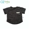 Accept custom laber simple cotton baby boy boutique clothing t-shirt 1919