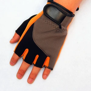 Accept sample order wholesale half finger custom cycling gloves with competitive price