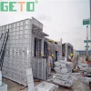 Accurate connection slab shoring panel formwork for concrete slab roof with longitudinal stiffener