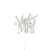 Import Acrylic Mr &amp; Mrs Cake Topper, Monogram Wedding Bridal Shower Anniversary Decoration Gift Favors, Bling Metal, Silver from China