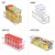 Import Acrylic Stackable Plastic Food Storage Bin with Handles for Kitchen Pantry, Cabinet, Refrigerator, Freezer from China