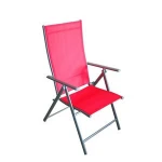 Adjustable Cheap 7 position armchair outdoor garden fold chair