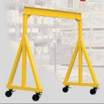 Adjustable Portable Mobile Gantry Cranes 0.5Ton 1 Ton Light Duty Mini Lifting Gantry Crane