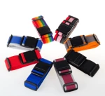 adjustable travel TSA lock luggage strap/luggage scale belt strap with lock and digital scale in bag parts & accessories