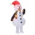 Import Adult Inflatable White Snowman Inflatable Suit For Halloween Christmas Party Blow-up Costume from China