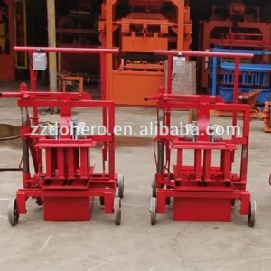 Africa hot QMR2-45 egg laying mobile movable hollow block making machine