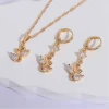 African Animal and Sex Image Women Jewelry Sets 18K Gold Plated Opp Bag Yili 6 Sets Jewelry Set