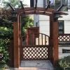 Aluminum frame chinese style pergola garden metal arbor for villa