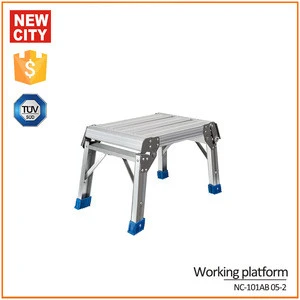 aluminum step stool work platform 18 In. Working Platform Step Stool