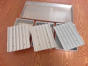 Aluminum tray, plate freezer used aluminum frozen tray for shrimp chilled processing