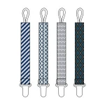 ALVABABY Baby Pacifier Clips Holder Fits Most Pacifier Styles & Teething Toys and Baby Shower Gift