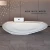 Import Amazing New Design White Oval Shape Pharmacy Reception Desk Wood Front Reception Counter Lobby Table Office from China