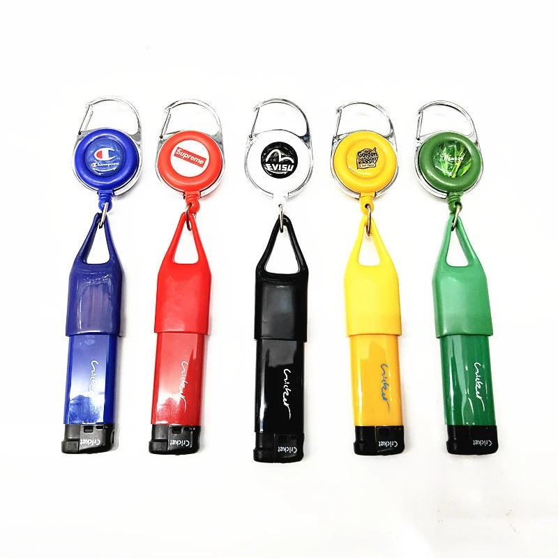 Amazon best sellers Retractable Pull Reel Keychain Lighter Holder