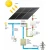 AMENSOLAR mppt solar water pump inverter hybrid 3kw solar inverter